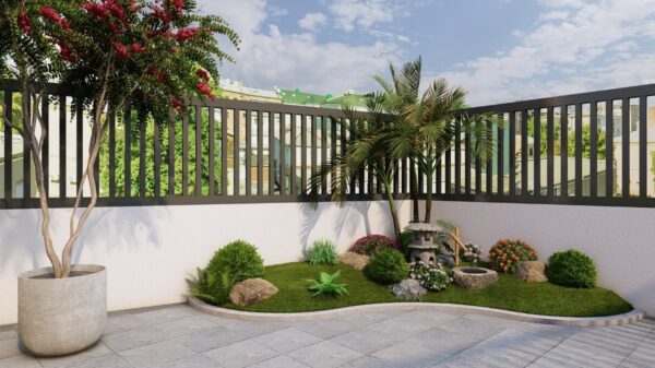 top 30 mau thiet ke tieu canh san vuon dep doc dao va an tuong 9