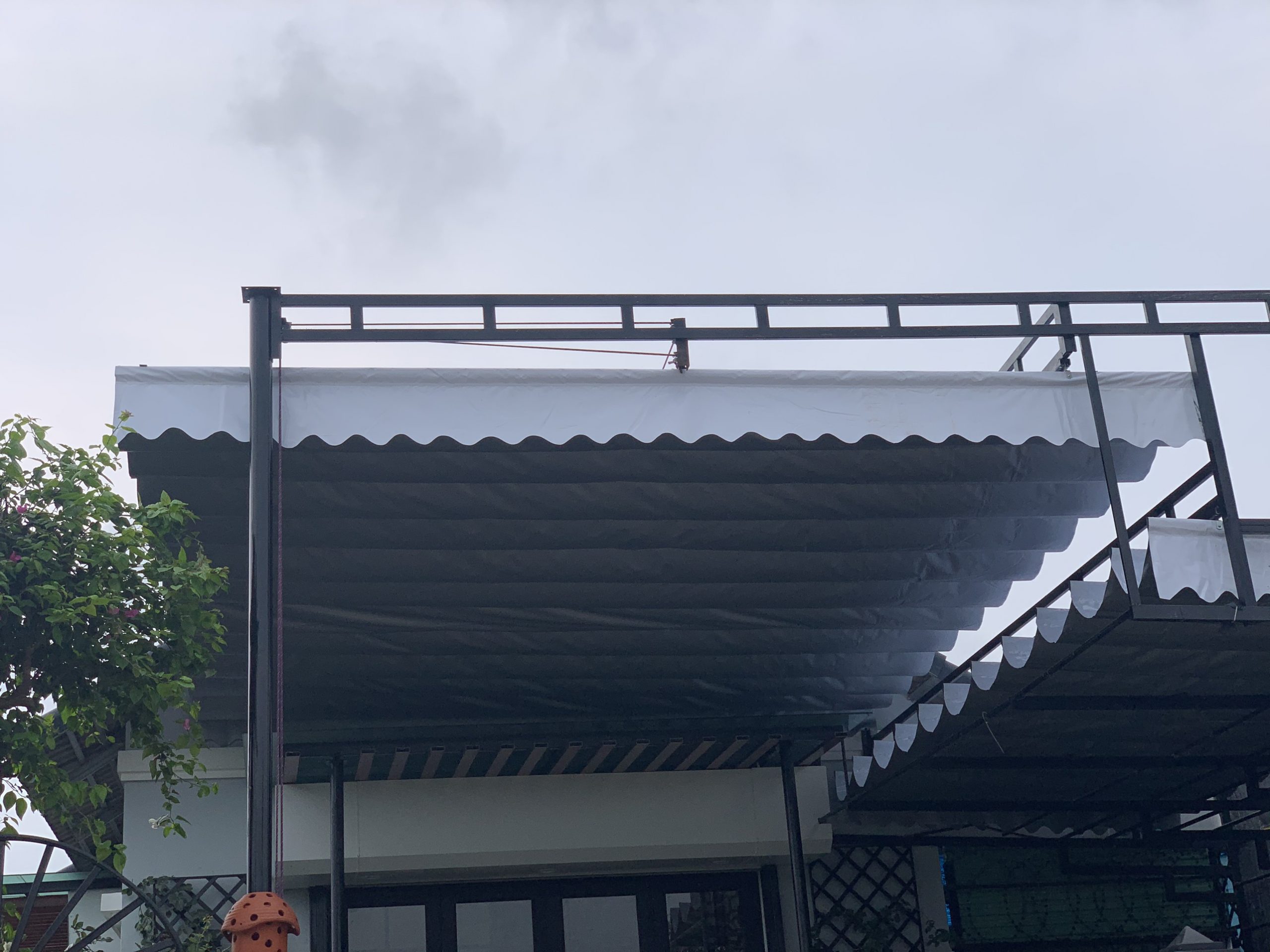 mái che bạt căng lượn sóng